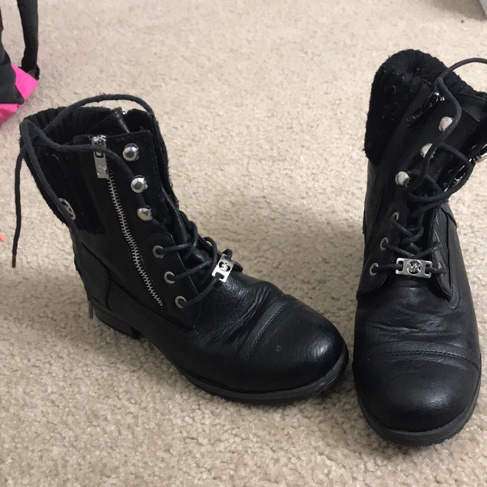 Michael Kors combat boots